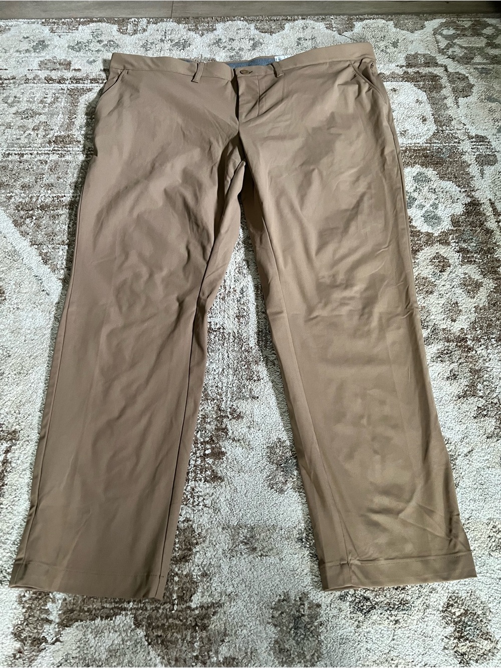 Men's FLX Slim Khaki Chino Pants 48x32